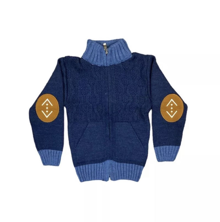 Picture of HB14 BOYS WOOL ZIP UP SWEATER